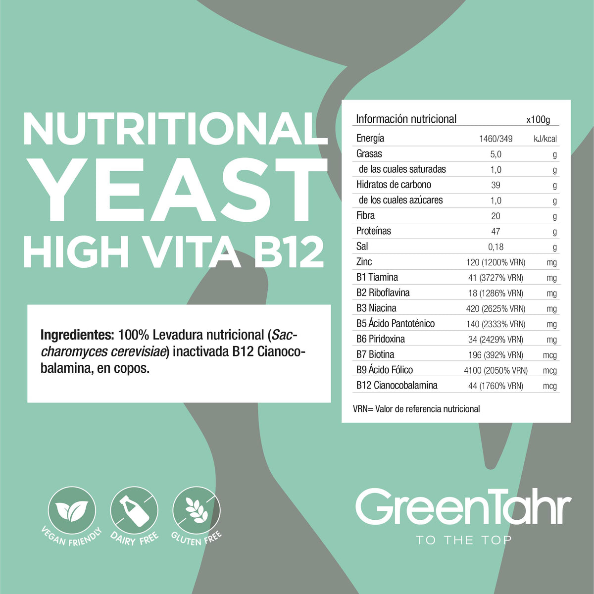 Levadura nutricional inactiva B12
