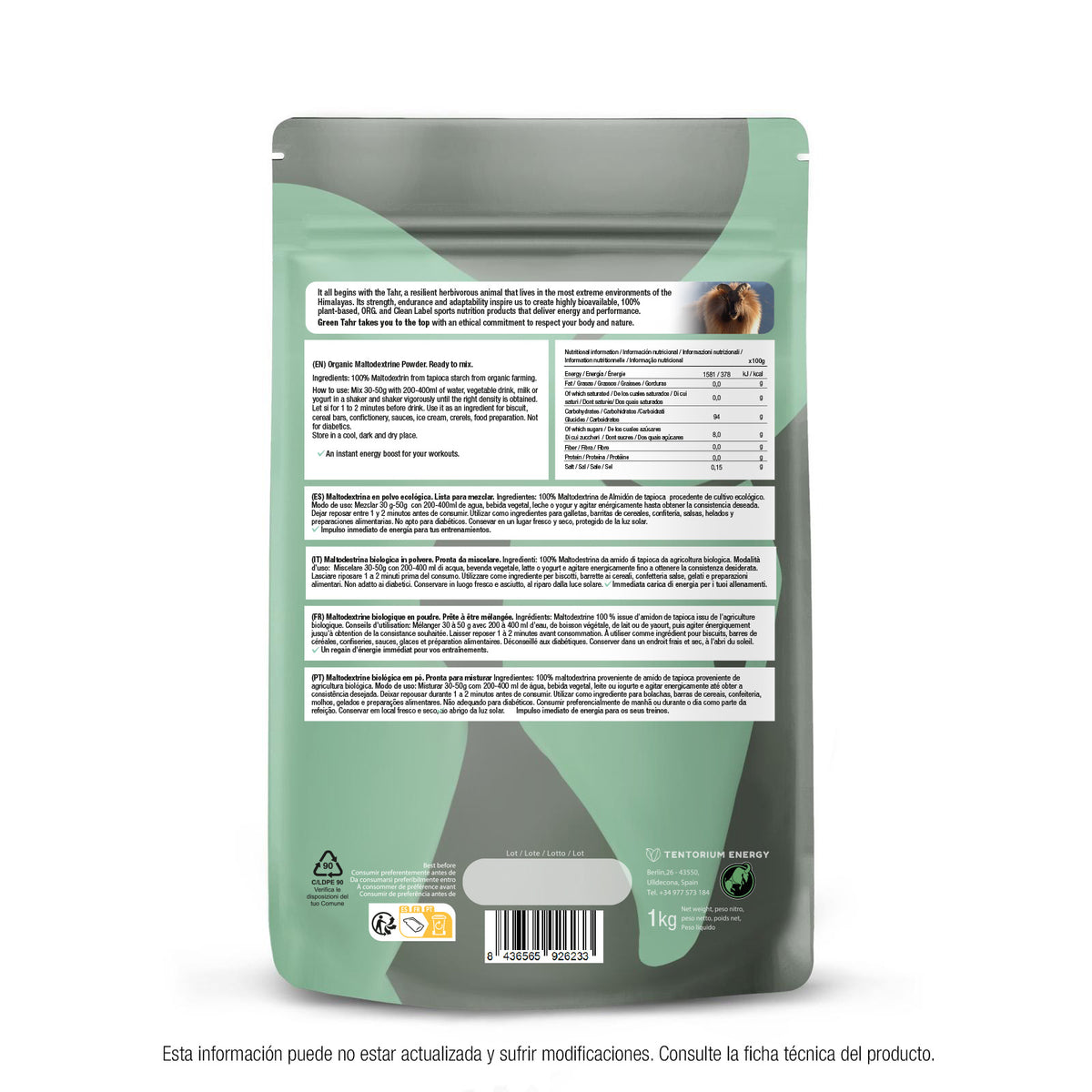 Maltodextrina de Tapioca ECO